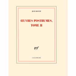 ISBN Œuvres posthumes, tome II, Français, 240 pages