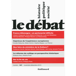 Revue Le Débat n.187 : France Allemagne, un partenariat difficile