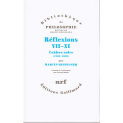 Réflexions Tome 7 à 11 - cahiers noirs (1938-1939)
