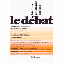 ISBN Le Débat, Français, 192 pages
