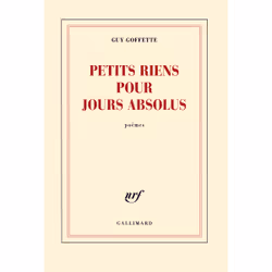ISBN Petits riens pour jours absolus, Français, 120 pages