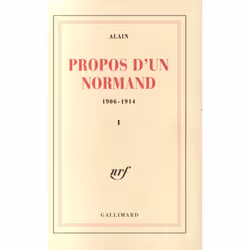 ISBN Propos d'un Normand, Français, 346 pages