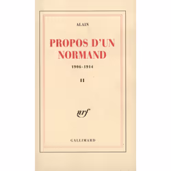 ISBN Propos d'un Normand, Français, 314 pages
