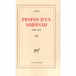 ISBN Propos d'un Normand, Français, 324 pages