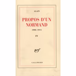 ISBN Propos d'un Normand, Français, 320 pages