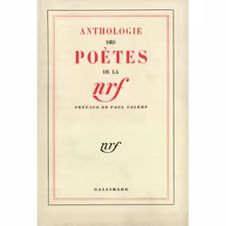 ISBN Anthologie des poètes de la N.R.F., Français, 512 pages
