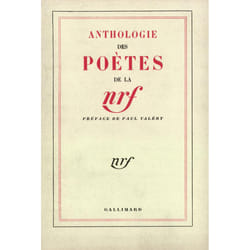 Anthologie des poetes de la n.r.f.