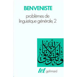 Problèmes de linguistique générale
