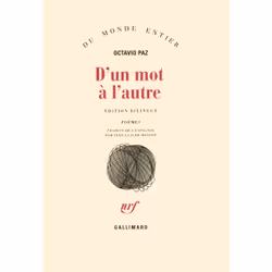 ISBN D'un mot à l'autre, Français, 192 pages