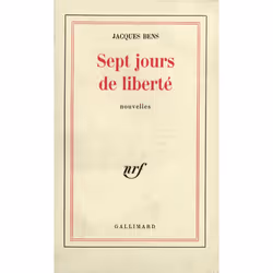 ISBN Sept jours de liberté, Français, 200 pages