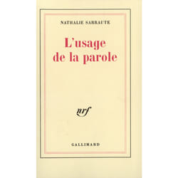 L'usage de la parole