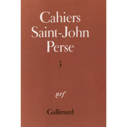 Cahiers saint-john perse