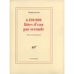 ISBN 6 810 000 litres d'eau par seconde, Français, 288 pages