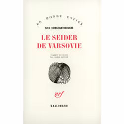 ISBN Le Seider de Varsovie, Français, 176 pages