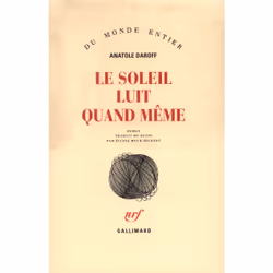 ISBN Le Soleil luit quand même, Français, 384 pages