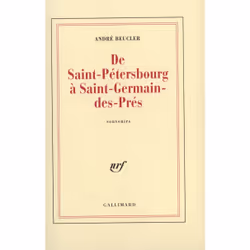 ISBN De Saint-Pétersbourg à Saint-Germain-des-Prés, Français, 264 pages