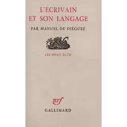 ISBN L'écrivain et son langage, Français, 350 pages