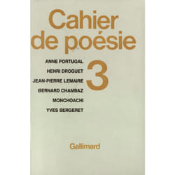 Cahier de poesie