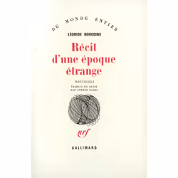 ISBN Récit d'une époque étrange, Français, 248 pages