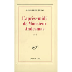 Éditions Gallimard L APRÈS-MIDI DE MONSIEUR ANDESMAS livre