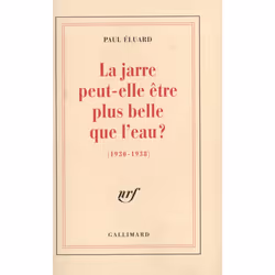 ISBN La jarre peut-elle être plus belle que l'eau ?, Français, 328 pages