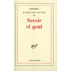 ISBN Savoir et goût