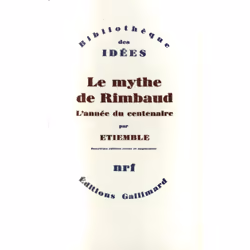 ISBN Le Mythe de Rimbaud, Français, 240 pages