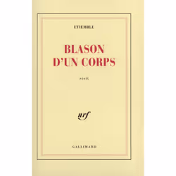 ISBN Blason d'un corps, Français, 264 pages