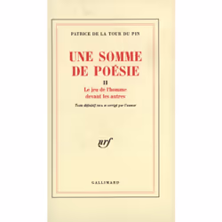 ISBN Une Somme de poésie, Français, 344 pages