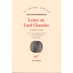 ISBN Lettre de Lord Chandos et autres essais, Français, 456 pages