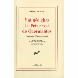 ISBN Matinée chez la Princesse de Guermantes, Français, 496 pages