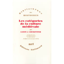 Les catégories de la culture médiévale