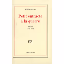 ISBN Petit entracte à la guerre, Français, 128 pages