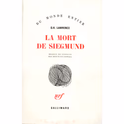 ISBN La mort de Siegmund, Français, 280 pages