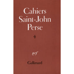 Cahiers Saint John Perse t.4
