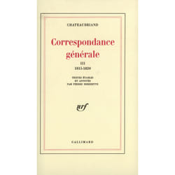 Correspondance générale Tome 3