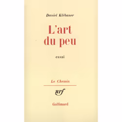 ISBN L'Art du peu, Français, 168 pages