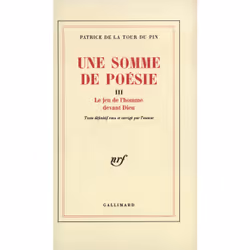 ISBN Une Somme de poésie, Français, 480 pages