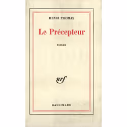 ISBN Le Précepteur, Français, 192 pages