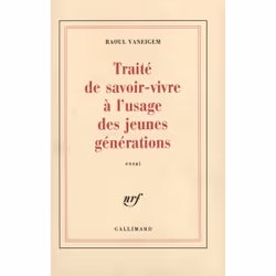 ISBN Traité de savoir-vivre à l'usage des jeunes générations, Français, 296 pages