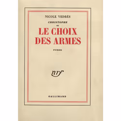 ISBN Christophe ou Le choix des armes, Français, 288 pages