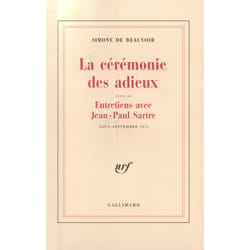 La cérémonie des adieux : entretiens avec Jean-Paul Sartre