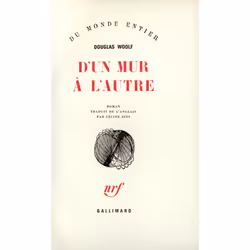 ISBN D'un mur à l'autre, Français, 252 pages