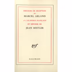 ISBN Discours de réception à l'Académie française et réponse de Jean Mistler, Français, 96 pages