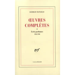 Oeuvres complètes t.2 - écrits posthumes 1922-1940