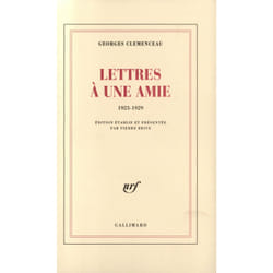 Lettres à une amie : 1923-1929
