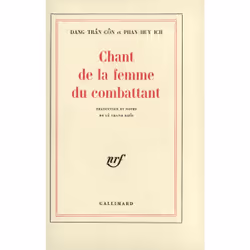 ISBN Chant de la femme du combattant, Français, 92 pages