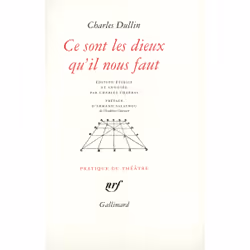 ISBN Ce sont les dieux qu'il nous faut, Français, 328 pages