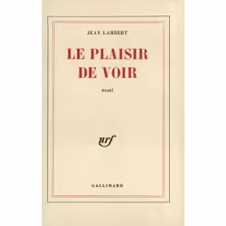ISBN Le Plaisir de voir, Français, 256 pages