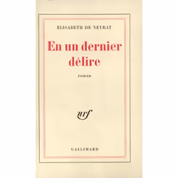 ISBN En un dernier délire, Français, 168 pages